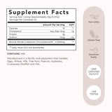 Alaya Naturals comparación de tamaño del envase para visualización de dosis