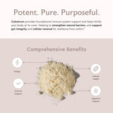 Alaya Naturals etiqueta con información de ingredientes y beneficios claros