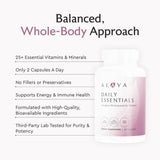 Alaya Naturals comparación de tamaño en mano para referencia práctica
