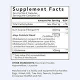 Alaya Naturals etiqueta con listado de cepas para transparencia del producto