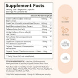 Alaya Naturals ingredientes: té verde y canela que aportan antioxidantes