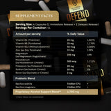 ALCOHOL SHIELD etiqueta de ingredientes y lista de electrolitos y vitaminas