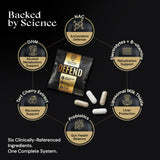 ALCOHOL SHIELD imagen de polvo y cápsulas para visualización de ingredientes