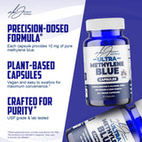 Alex Jones Naturals cápsula vegetal primer plano, textura y facilidad de ingestión