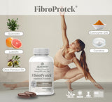 cápsula blanda de Algonot FibroProtek en primer plano, detalle de textura y facilidad de ingestión