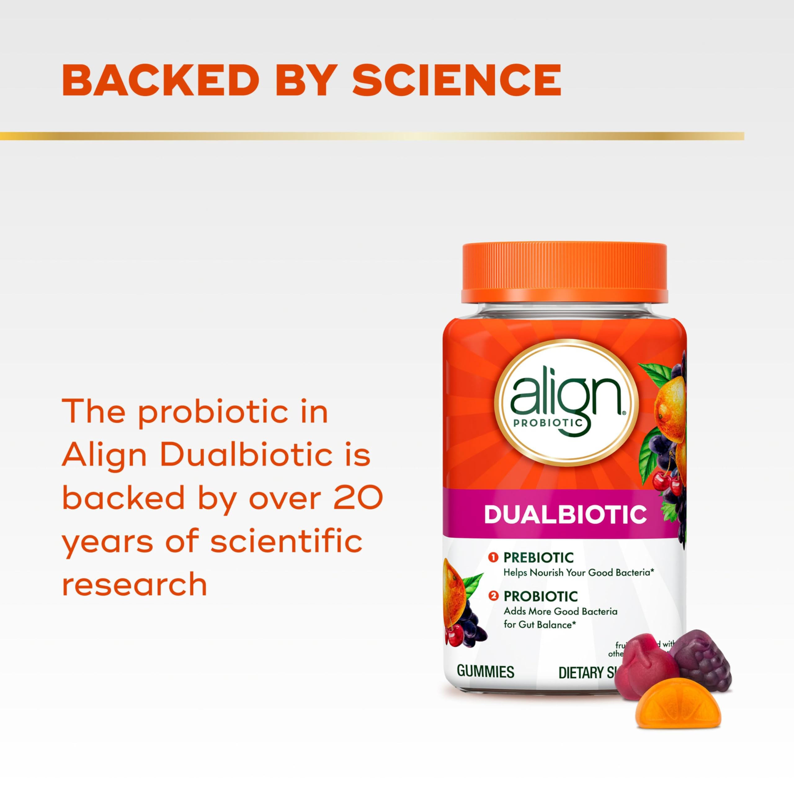 Etiqueta Align con ingredientes y beneficios visibles para decidir con confianza