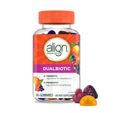Align envase frontal mostrando 60 gomitas y información clara para elegir