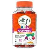 Align envase frontal con gomitas, presentación clara y conveniente