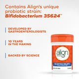 Align cápsula abierta para ver textura y beneficio digestivo