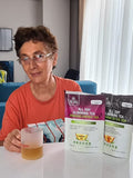 ALL SLIMMING HERBS etiqueta con lista de ingredientes naturales y beneficios