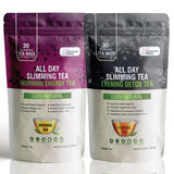 ALL SLIMMING HERBS pack frontal con 60 bolsas, presentación clara y confianza