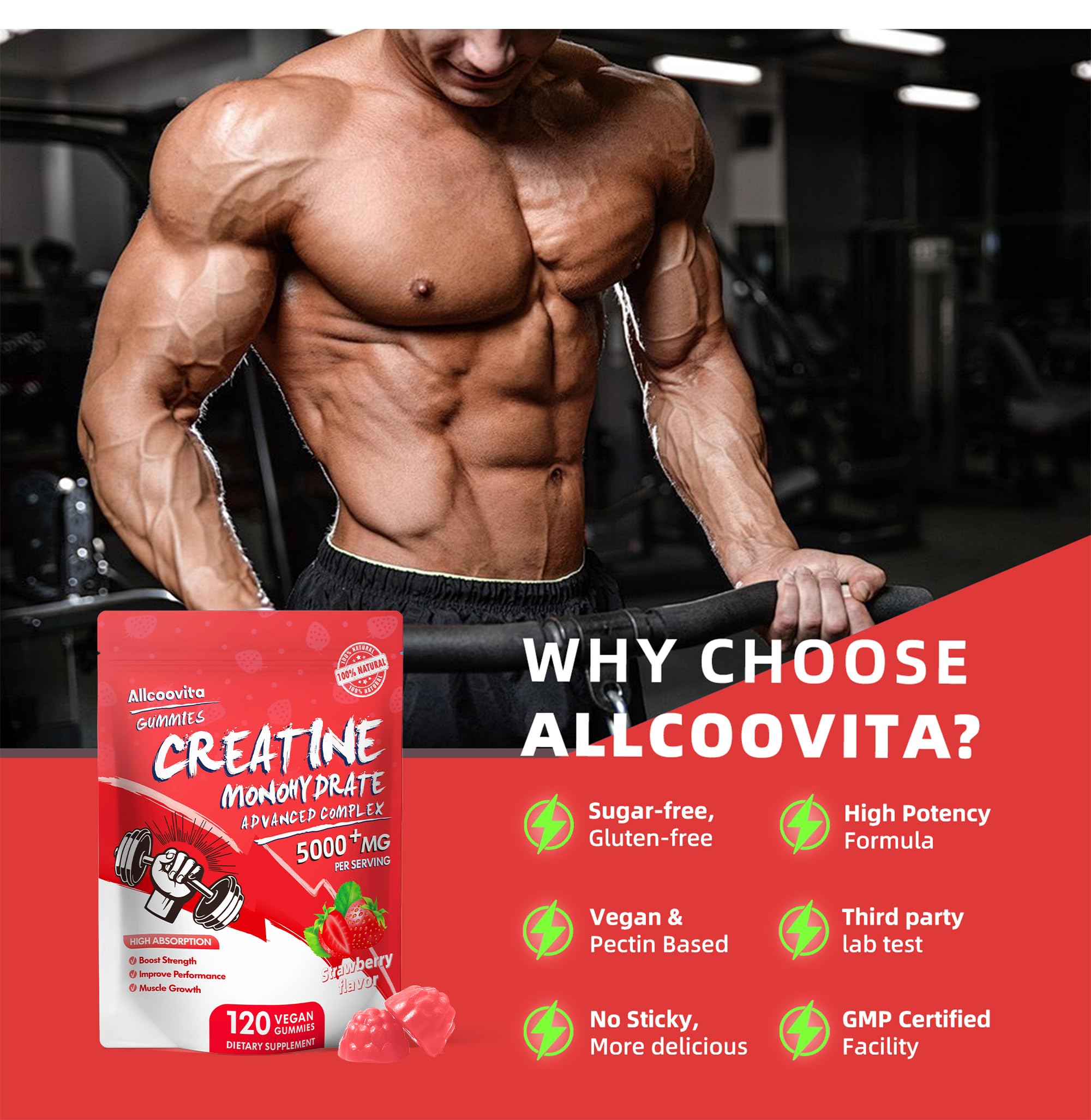 Allcoovita gominolas en un bol listo para consumir, formato práctico