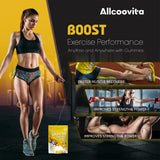 Allcoovita gomita en mano para comparar tamaño y dosis práctica