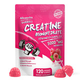 Allcoovita lifestyle frambuesa disfrutando gomitas antes de entrenar