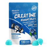 Allcoovita envase abierto mostrando 120 gominolas, suministro claro