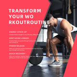 Allcoovita uso en gimnasio antes de entrenar para apoyo práctico