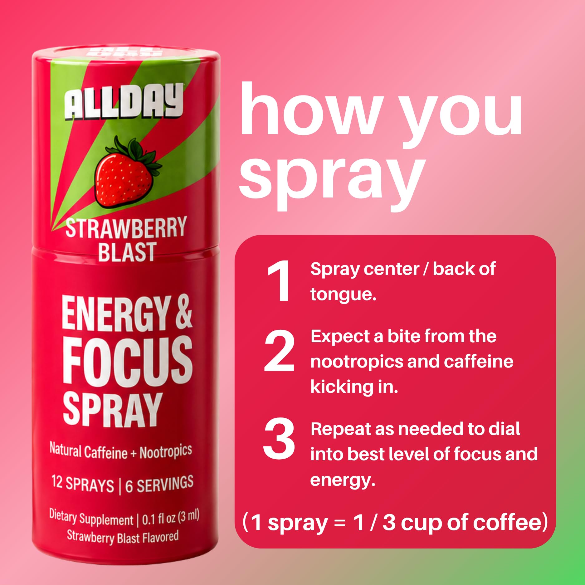 ALLDAY seis botellas en paquete para suministro prolongado y conveniencia