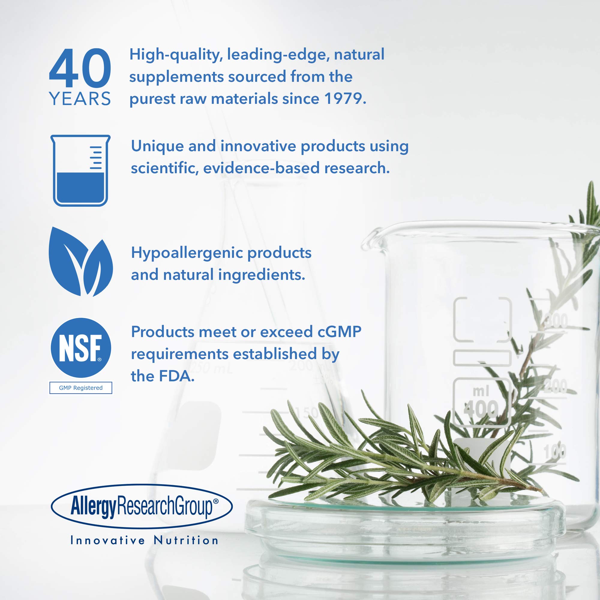 Allergy Research Group ARG Pantethine ambiente estilo de vida saludable para integrar suplementación