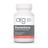 Allergy Research Group ARG Pantethine imagen frontal del envase con beneficio claridad de fórmula