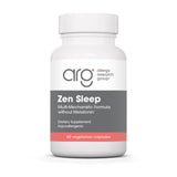 Allergy Research Group envase frontal ARG Zen Sleep mostrando fórmula relajante