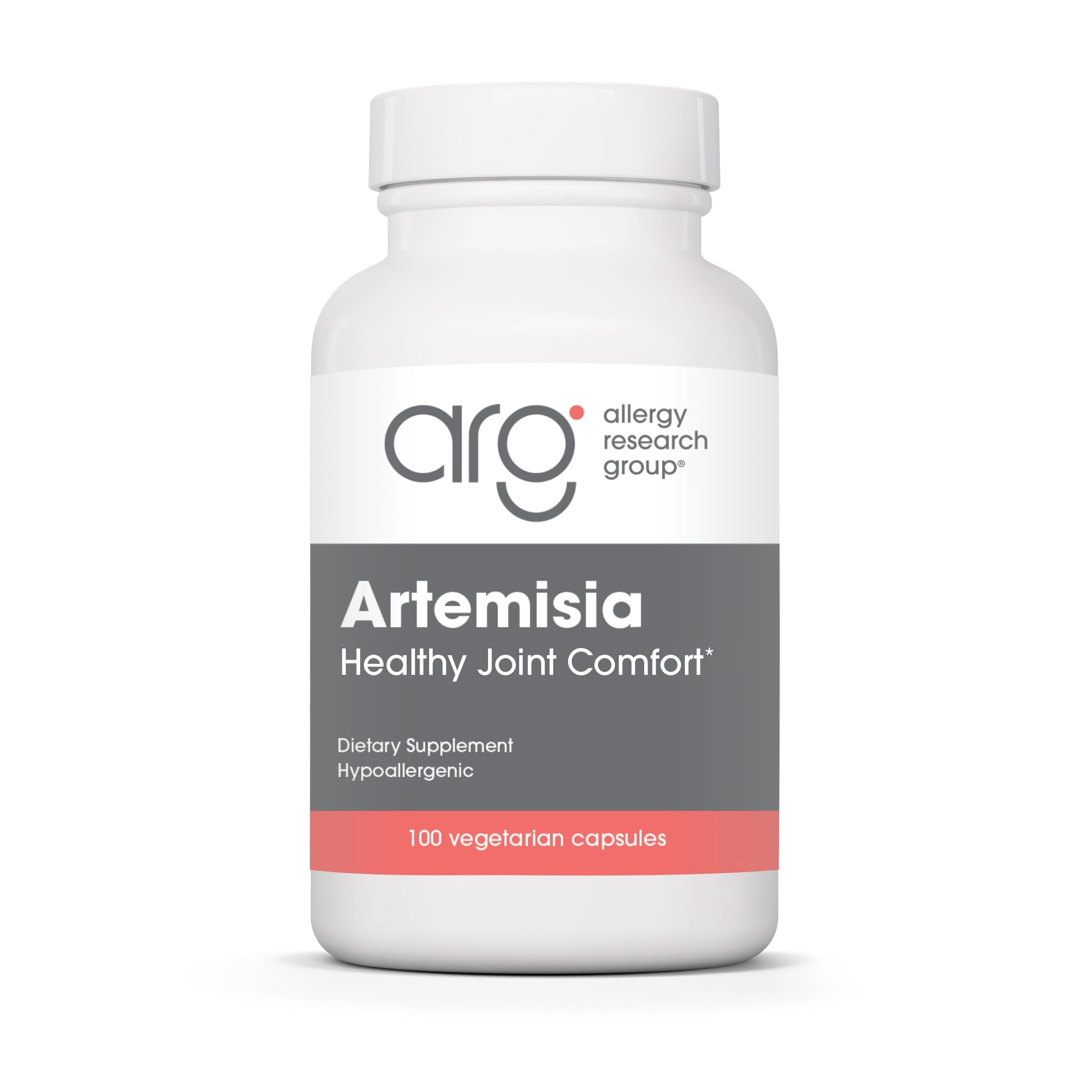 Allergy Research Group envase frontal mostrando fórmula de Artemisia annua y beneficio de apoyo botánico