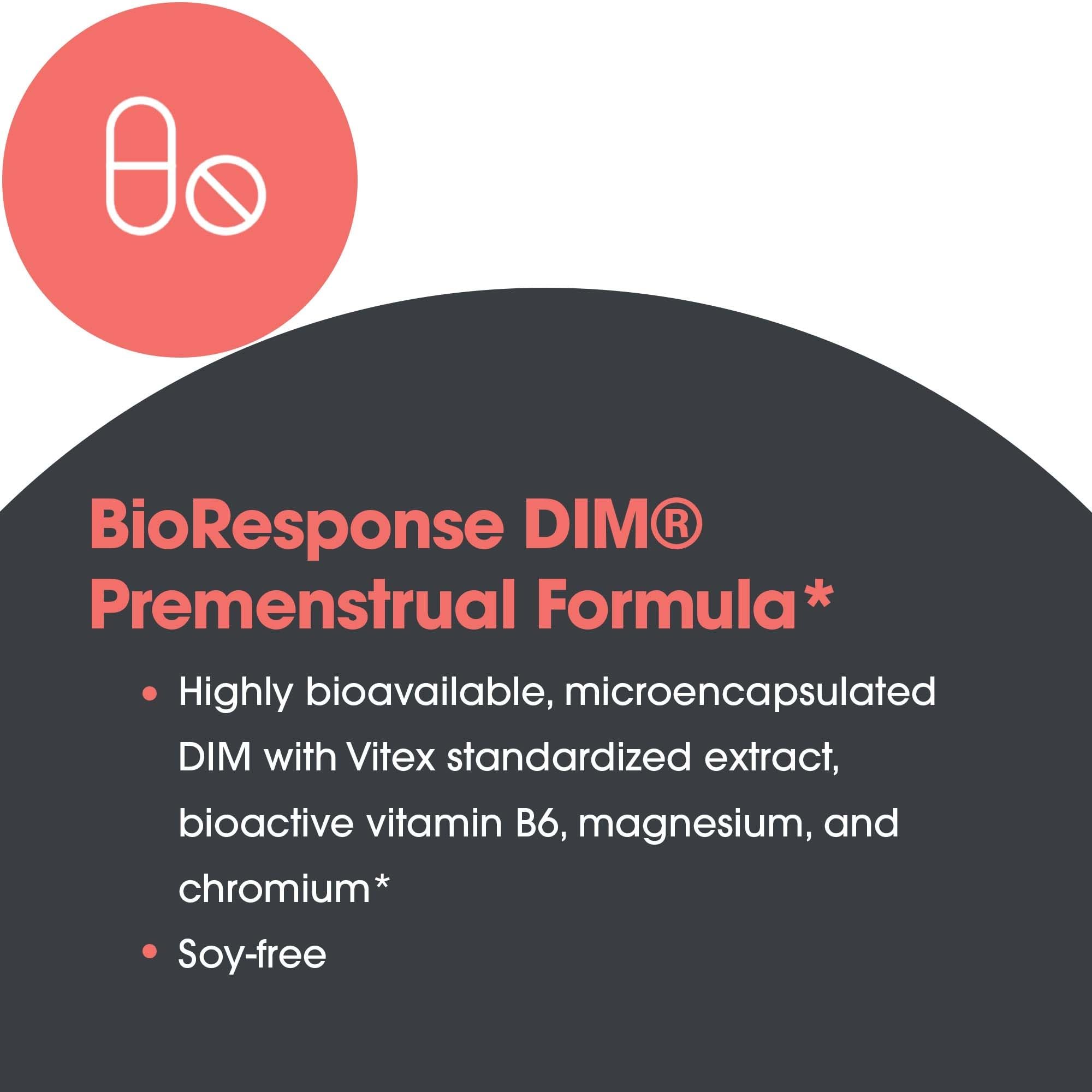 Allergy Research Group ingredientes DIM y vitex en primer plano, estandarización visible