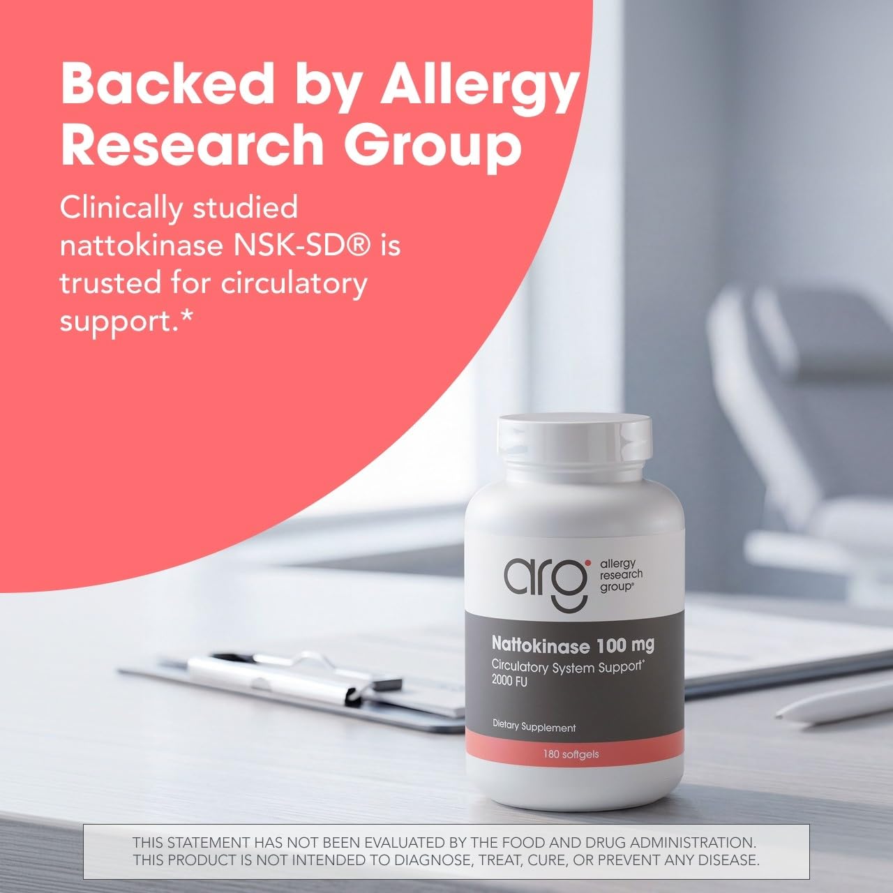 Allergy Research Group etiqueta nutricional clara que facilita control de dosis