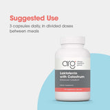 Allergy Research Group etiqueta con información nutricional y dosis recomendada