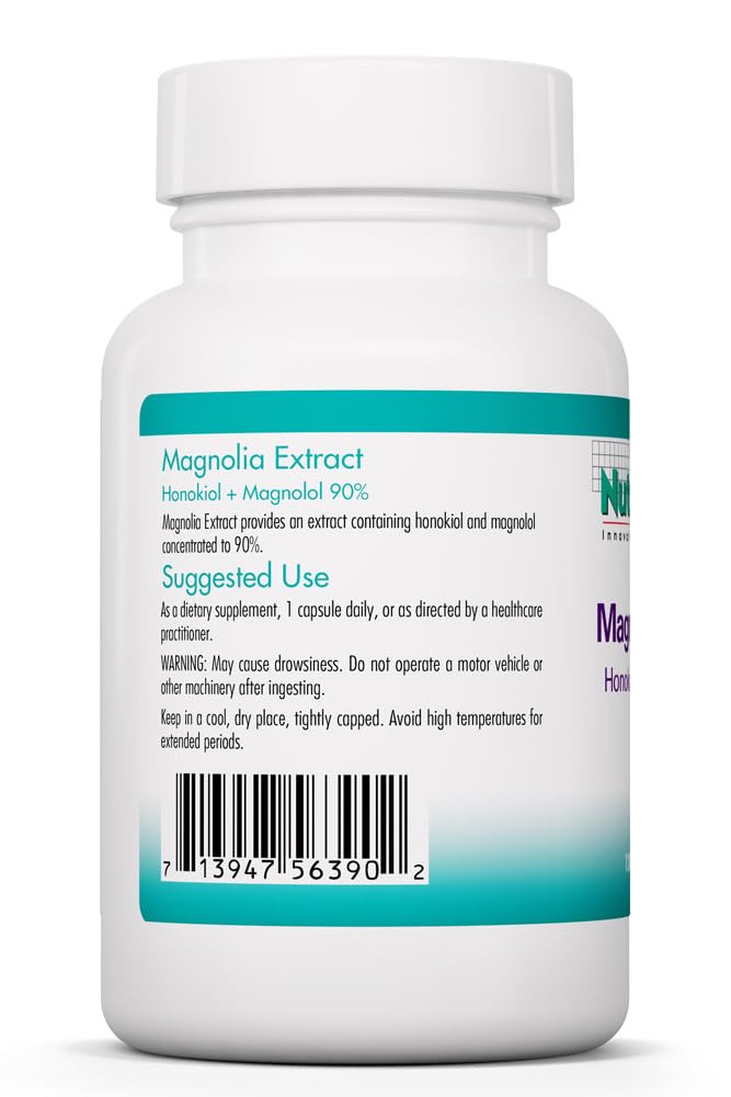 Allergy Research Group NutriCology detalle de corteza de magnolia destacando origen botánico