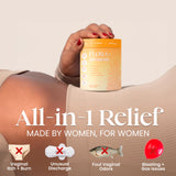 ALLFEMME gominola individual resaltando sabor piña y consumo fácil