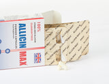 ALLICINMAX primer plano de cápsula vegetal que destaca su textura disoluble