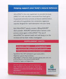 ALLICINMAX primer plano de cápsula vegetal y textura para calidad