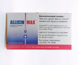 ALLICINMAX envase en mano para comparar tamaño y dosificación práctica