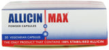ALLICINMAX cápsula sobre mesa junto a botella de agua en contexto activo