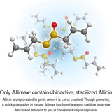 ALLIMAX cápsulas en cocina lifestyle integradas en rutina diaria saludable