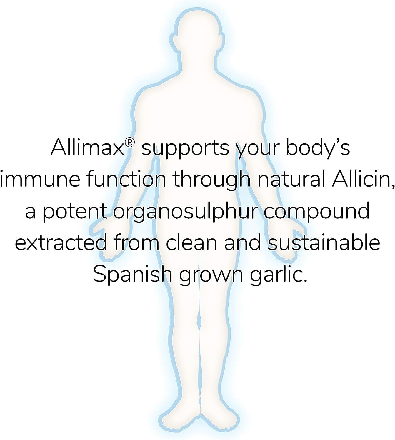ALLIMAX etiqueta con ingredientes mostrando transparencia y trazabilidad