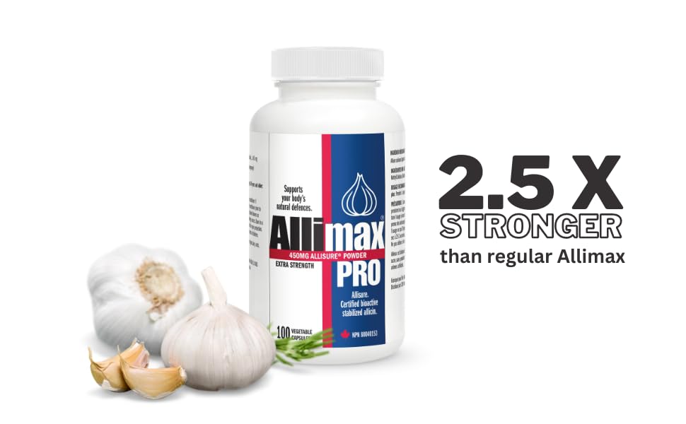Allimax etiqueta con información nutricional y lista de ingredientes claros