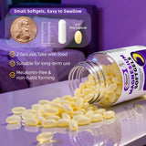 Alliwise softgels en mano para mostrar tamaño pequeño y facilidad de ingestión