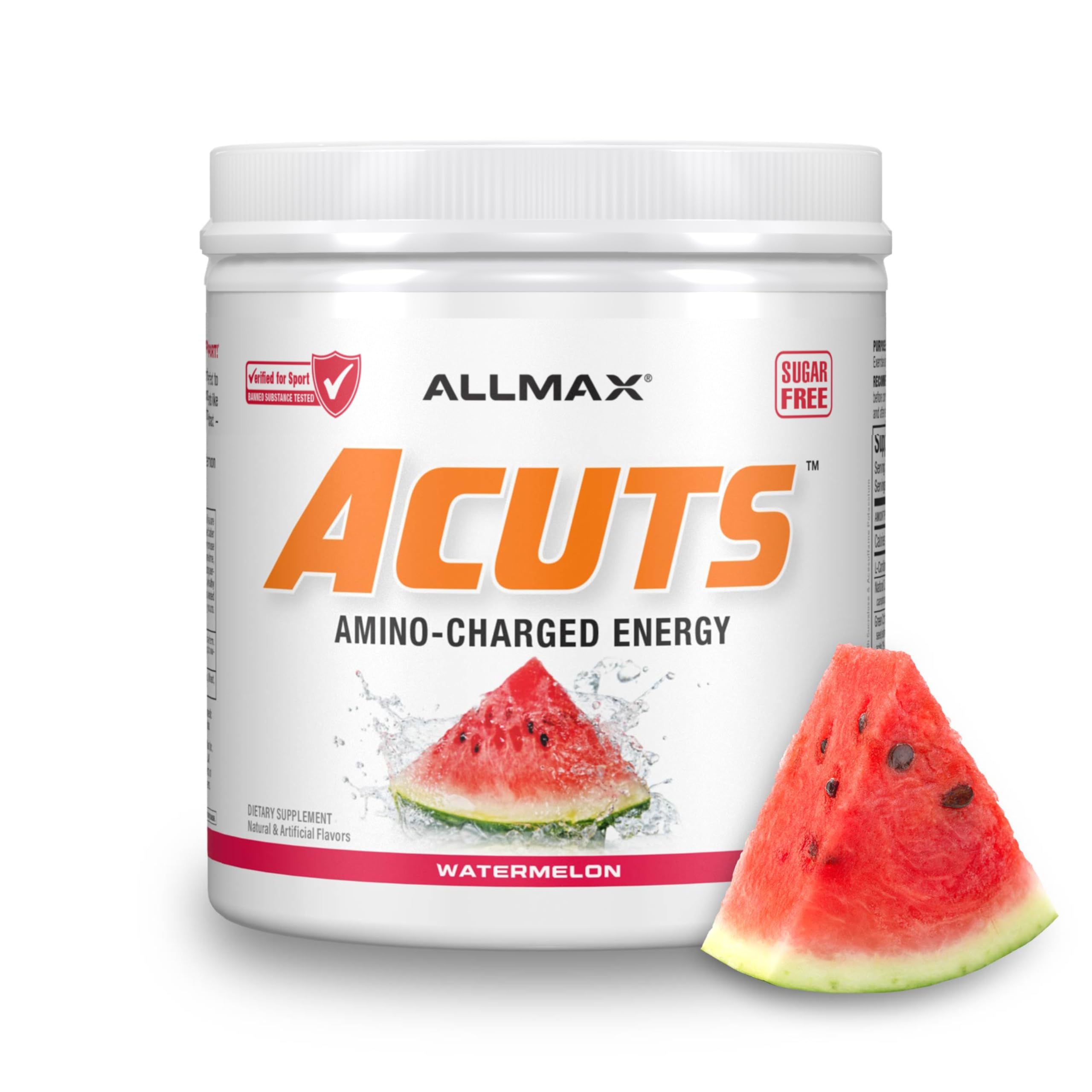 ALLMAX envase ACUTS Watermelon mostrando diseño y facilidad de uso
