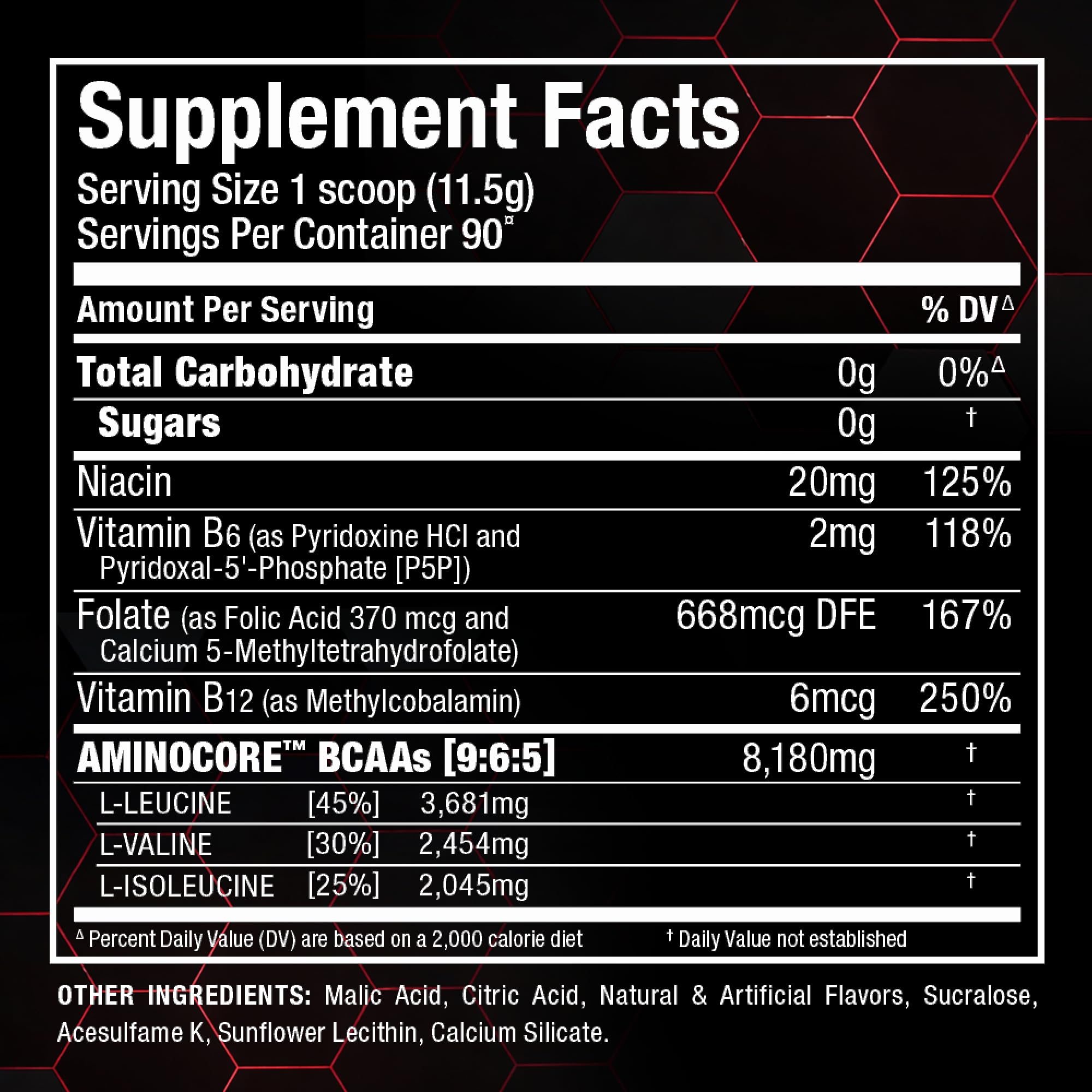 ALLMAX deportista en gimnasio usando Aminocore para recuperación rápida