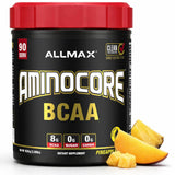 ALLMAX envase frontal piña mango mostrando marca y diseño atractiva