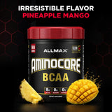 ALLMAX vaso con bebida piña mango listo para consumo y fácil disolución