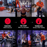 ALLMAX bebida Aminocore en vaso sin grumos lista para consumir