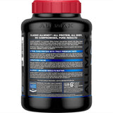 Batido de AllWhey Classic chocolate servido en vaso listo para beber tras entreno