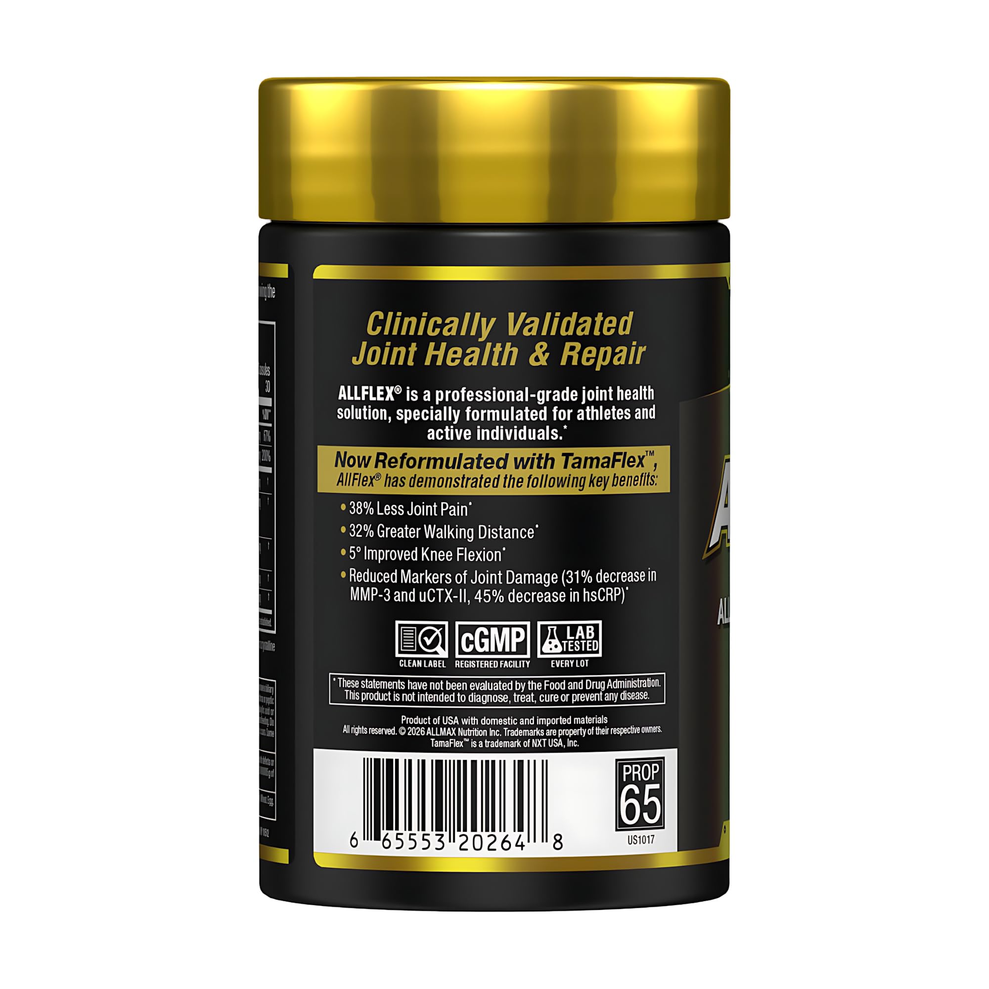 ALLMAX primer plano de cápsulas resaltando textura y liberación rápida