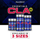 ALLMAX etiqueta nutricional enfocada a la concentración de 95% CLA