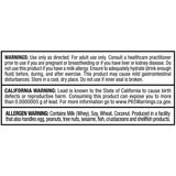 ALLMAX envase junto a objetos para escala, clarifica la cantidad de 5 lb