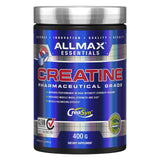 ALLMAX envase frontal mostrando etiqueta y tamaño, confianza de marca