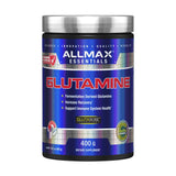 ALLMAX frasco frontal mostrando diseño y capacidad para fácil identificación