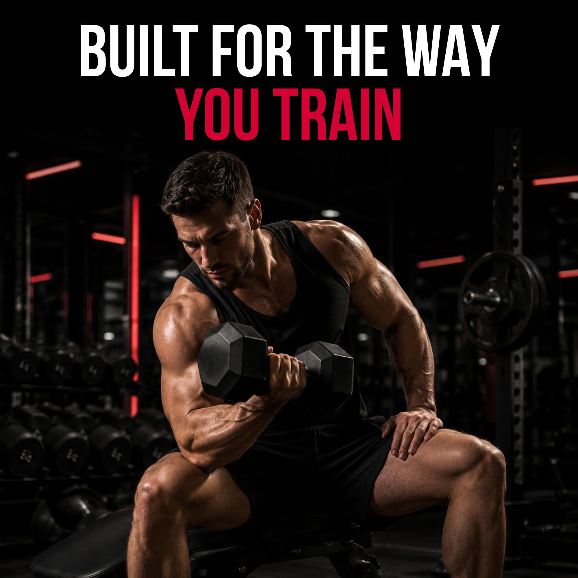 ALLMAX producto junto a toalla y pesa de gimnasio ideal para deportistas